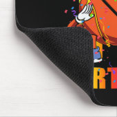 15 Jaar Oud 15e Basketbal Verjaardagsfeest Thema B Muismat (Hoek)