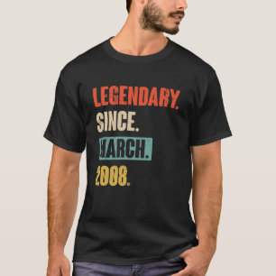 15 jaar oud azijnmerk op 15 maart t-shirt
