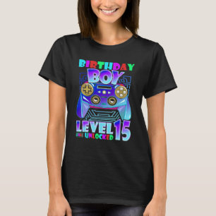 15 jaar oud Jongen Niveau 15 Niet-vergrendeld Gewe T-shirt