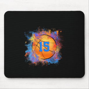 15 jaar oud Kinder 15e verjaardag basketbal Kinder Muismat