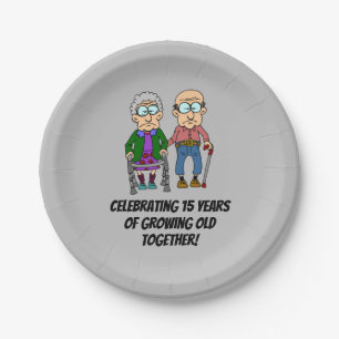 15 jaar oud papier Bord
