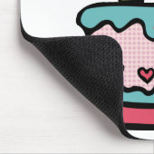 15 jaar oude Birthday Cake Muismat (Hoek)