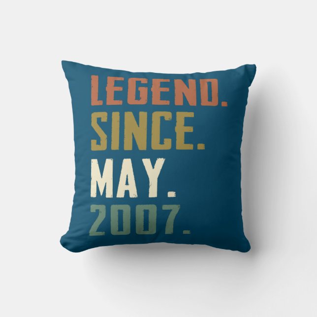 15 jaar oude legenda sinds mei 2007 15 jaar kussen (Voorkant)