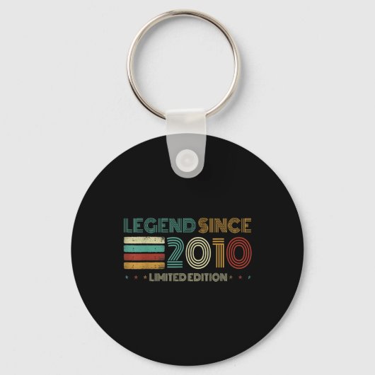 15 Jaar Oude Legende Sinds 2010 15e Verjaardag  Sleutelhanger (Voorkant)