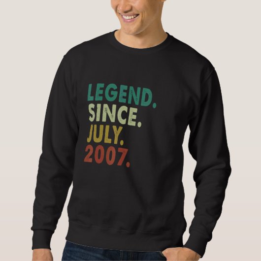 15 jaar oude legering sinds juli 2007 15e verjaard trui (Voorkant)