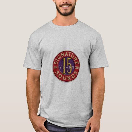 15 jaar Signature Klinkt artistiek Shirt (Voorkant)