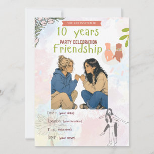 15 Jaar Vriendschap & Tellen Beste Vrienden Kaart