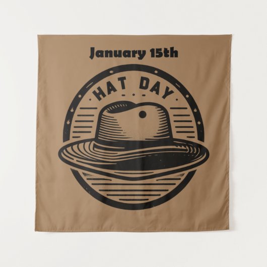 15 jan - Pet Dag Wandkleed (Voorkant)