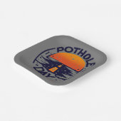 15 jan - Pothole Day Papieren Bordje (Gebogen)