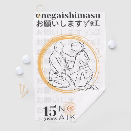 15 Jubileum golfhanddoek NOLA Aikido (Insitu)