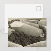 15 juli door Grant Wood Feestdagenkaart (Voorkant / Achterkant)