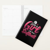 15.Just A Girl Who Loves Softball Planner (Display)