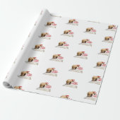 15' kerstpapier met grizzly beer cub cadeaupapier (Uitgerold)