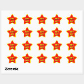 15% KORTING op Star Stickers (Vel)