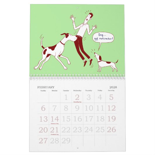 15 maanden Dogkalender Kalender (Feb 2028)