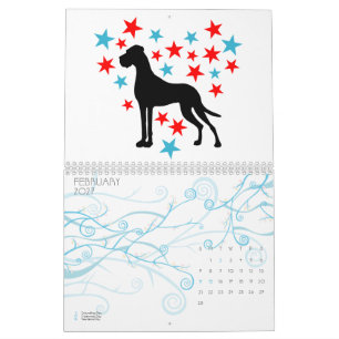 15 maanden Great Dane Kalender