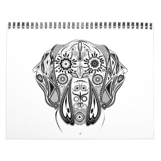 15 maanden Grote Daankalender Kalender (Hoes)