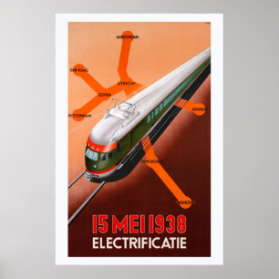 15 Mei 1938 Electrial Vintage Poster