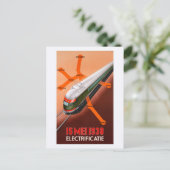 15 Mei 1938 Electrial Vintage Poster Briefkaart (Staand voorkant)