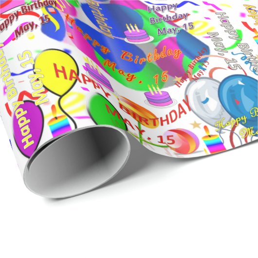 15 mei, cadeaupapier voor cadeautjes (Rol Hoek)