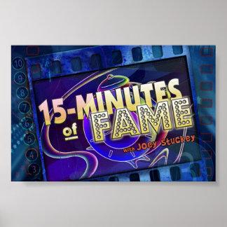 15 minuten Logo Poster