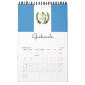 15-Mo-vlaggen van Midden-Amerika en het Caribisch Kalender (Feb 2027)