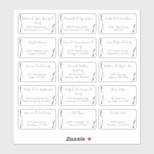 15 Naam van individuele weddenschappen Adres stick Sticker