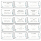 15 Naam van individuele weddenschappen Adres stick Sticker (Voorkant)