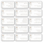 15 Naam van individuele weddenschappen Adres stick Sticker (Voorkant)