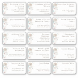 15 Naam van individuele weddenschappen Adres stick Sticker