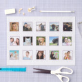 15 Ontkoppeling van fotocollage Tissuepapier (Craft)