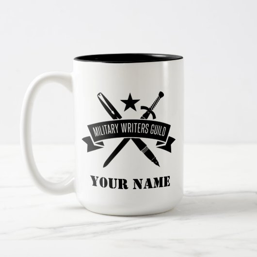 15 oz. aangepaste MWG-mok Tweekleurige Koffiemok (Links)