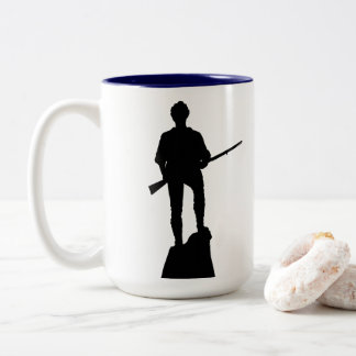 15 oz Captain Parker-standbeeldmok Tweekleurige Koffiemok