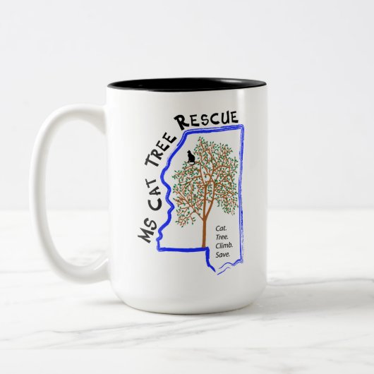 15 Oz Coffee-Mok Tweekleurige Koffiemok (Links)