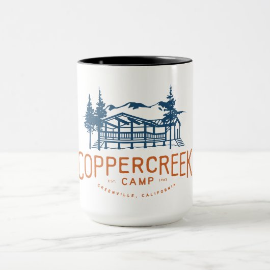 15 oz. Coppercreek Camp Logo Mok (Midden)