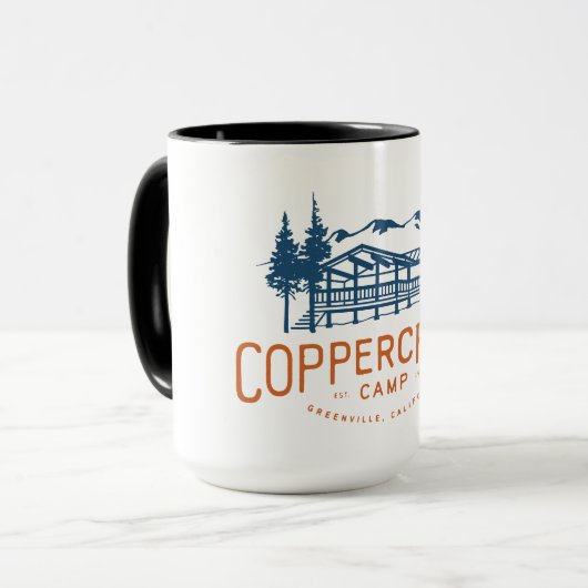 15 oz. Coppercreek Camp Logo Mok (Voorkant links)
