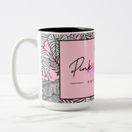 15 oz Flamingo Fan Mok