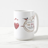 15 oz Gepersonaliseerde Mok met Inspirerend Quote (Voorkant rechts)