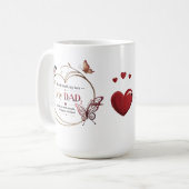 15 oz Gepersonaliseerde Mok met Inspirerend Quote (Voorkant links)