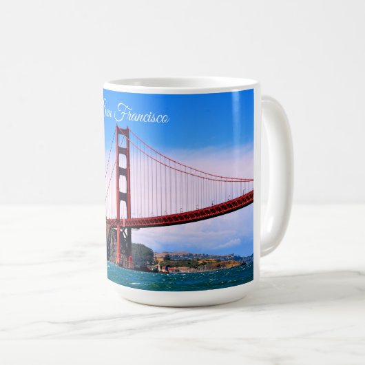 15 oz GOLDEN GATE BRIDGE SAN FRANCISCO COFFEE MOK (Voorkant rechts)