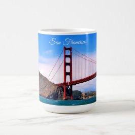 15 oz GOLDEN GATE BRIDGE SAN FRANCISCO KOFFIEBEEK Koffiemok