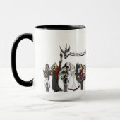 15 oz Gothic Puppet theater Coffee Mok (Links)