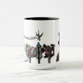 15 oz Gothic Puppet theater Coffee Mok (Midden)
