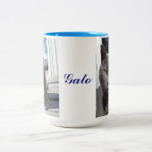 15 oz. Kat-Mok Tweekleurige Koffiemok (Center)