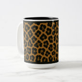 15 OZ. KOFFIE MOK - "LEOPARD PRINT" (Voorkant links)