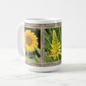 15 oz. Koffie-Mok met zonnebloemen Koffiemok (Voorkant links)