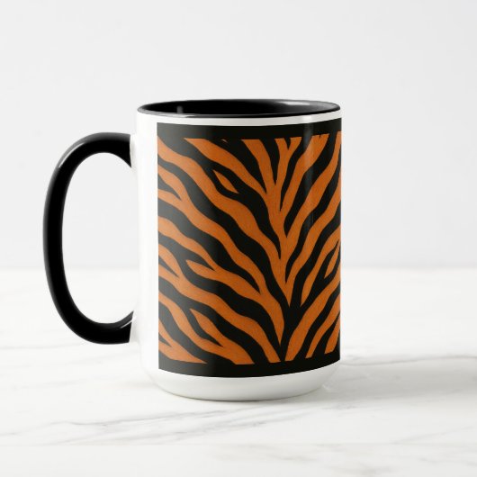 15 OZ. KOFFIE MOK - "TIGRESS PRINT" (Links)