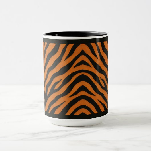 15 OZ. KOFFIE MOK - "TIGRESS PRINT" (Midden)