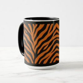 15 OZ. KOFFIE MOK - "TIGRESS PRINT"
