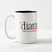 15 oz koffie-Mok Tweekleurige Koffiemok (Links)